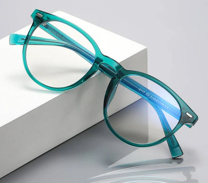 04Unisex Retro RoundAnti Blue Light Blocking Optical Eyeglasses Frame PFD2117