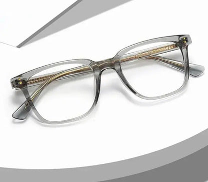 12Men's Square Classic Eyeglass Anti-Blue Light PFD2082